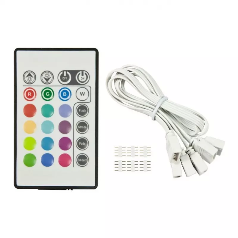 Synergy 21 LED Dekoline Flex Strip 36 RGB USB pilnas rinkinys