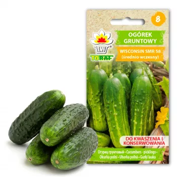 Agurkų sėklos Wisconsin Cucumber SMR 58 Toraf, 5g pakuotė