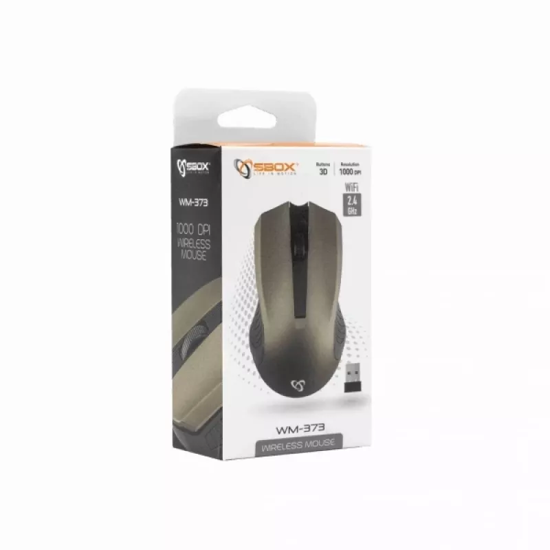 Sbox WM-373G Belaidė pelė pilka