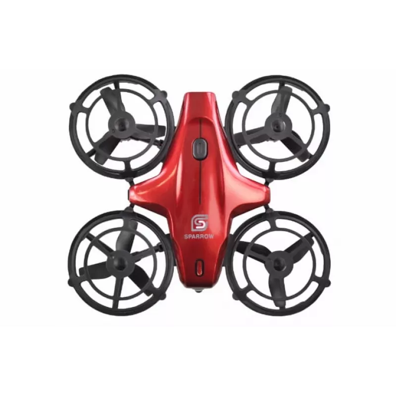 Dronas su kamera Amewi 25324 Mini-dronas 300 mAh Juodas Raudonas