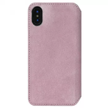 Krusell Broby 4 Card SlimWallet dėklas iPhone XS Max rožinis