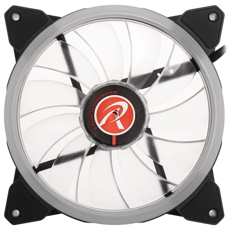 RAIJINTEK IRIS 14 Rainbow RGB LED ventiliatorius 140mm, 2 vnt. rinkinys su valdikliu