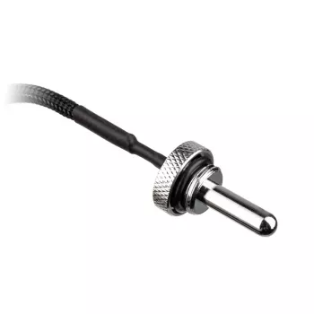 Alphacool Eiszapfen temperatūros jutiklis Plug G1/4 – aušinimo skysčio temperatūros matuoklis chromuotas 50 cm