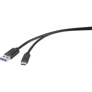 Renkforce RF-4536470 USB kabelis 0,15 m USB 3.2 Gen 1 (3.1 Gen 1) USB A USB C juodas (RF-4536470)