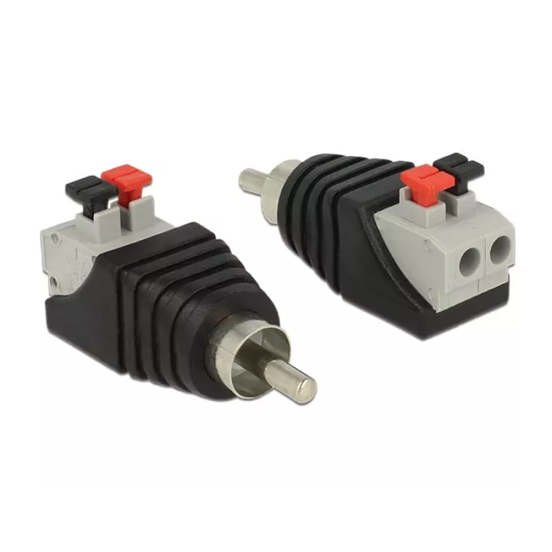 RCA lizdo adapteris su gnybtų bloku DELOCK 65566