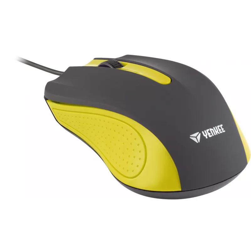 Yenkee YMS 1015YW SUVA USB laidinė pelė, 3 mygtukai, gumuotas paviršius