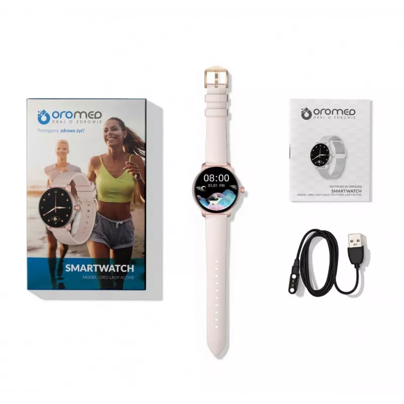 Išmanusis laikrodis Oro-Med ORO LADY ACTIVE