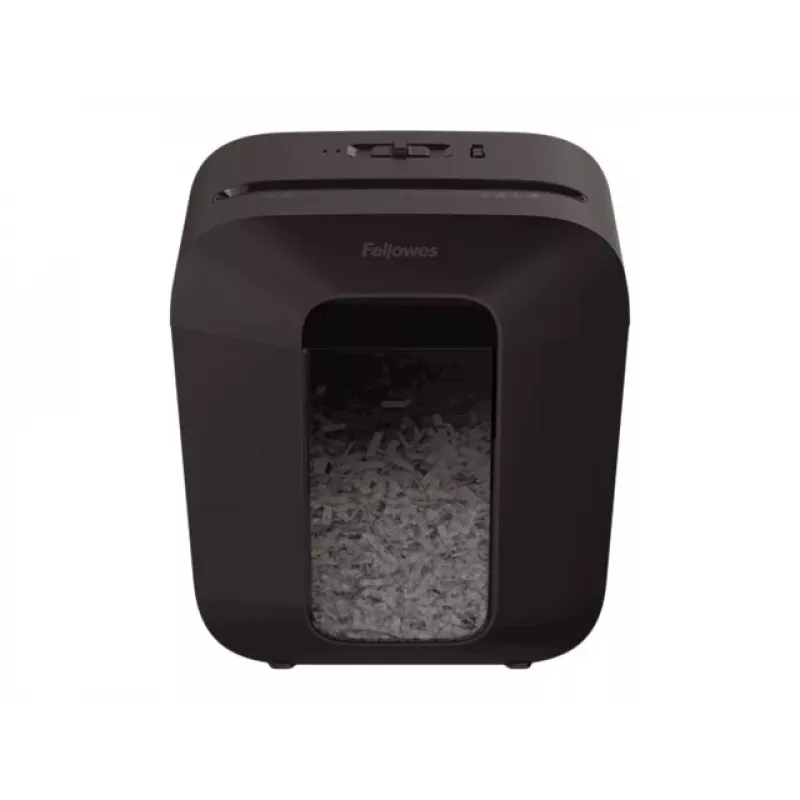 Fellowes Powershred LX70 kryžminio pjovimo dokumentų smulkintuvas (juodas, 18 l, 11 lapų, 4x40 mm)