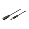 Wentronic Goobay 97122 Ilginamasis 3,5 mm garso laidas, juodas, 5 m
