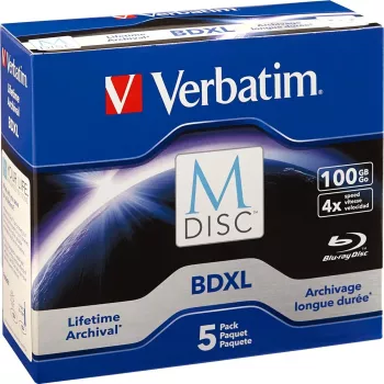 Verbatim BDXL 100GB 4X 5 vnt. archyviniai diskai