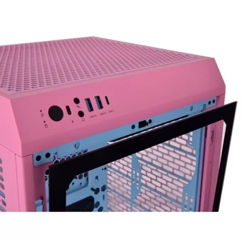 PC korpusas Thermaltake Tower 200 Mini Tower Pink