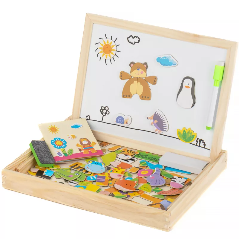 Extralink Toys Dvipusė kreidinė-magnetinė edukacinė lenta