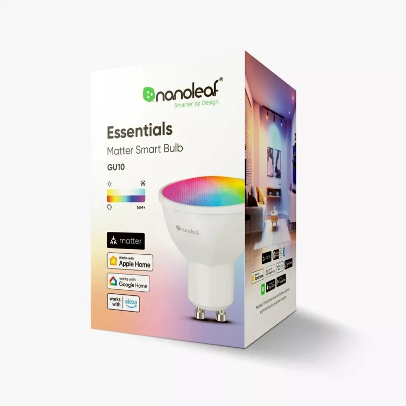 Išmanioji lemputė Nanoleaf Essentials NF080B02-1GU10 GU10 5 W balta