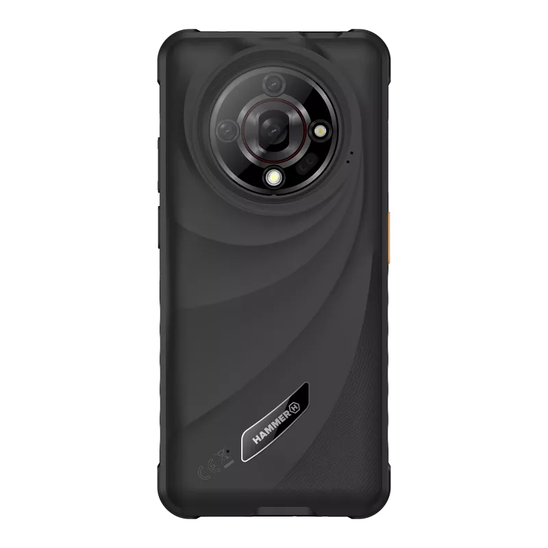 HAMMER Iron 6 5G išmanusis telefonas 6.56 colio IPS 6GB RAM 128GB 64MP juodas