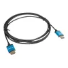 HDMI kabelis LANBERG CA-HDMI-22CU-0018-BK 1,8 m — HDMI A tipo į A, HDMI 2.0, 18 Gbit/s, ARC, auksu dengti kontaktai