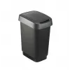 Rotho Twist 25 L stačiakampis polipropileninis sandėliavimo konteineris — 25 L, 476×333×252 mm, juodas