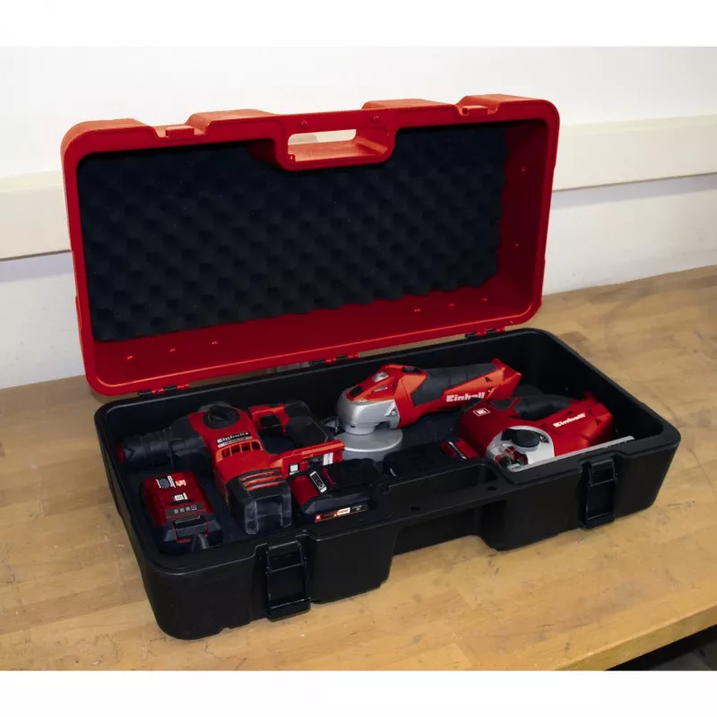 Dėžutė įrankiams E-Box L70/35, raudona/juoda