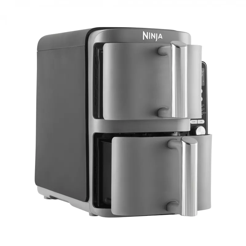 Kepimo krosnelė Ninja SL400EU Dviguba 9,5 L 2470 W Karšto oro gruzdintuvė Juoda, Pilka