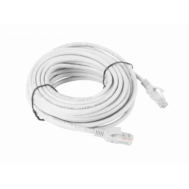 Tinklo laidas LANBERG PCU6-10CC-1000-S RJ-45 Cat6, U/UTP ekranuotas, 10 m, Pilka