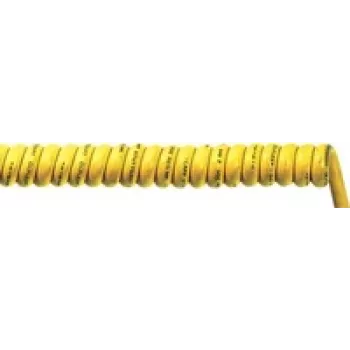 LappKabel spiralinis kabelis OLFLEX® SPIRAL 540 P 1000 mm / 3500 mm 2 x 1 mm² geltonas 73220125 1 vnt.