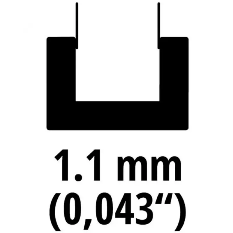 Pjūklo grandinės juosta 4501753, skirta akumuliatoriniam pjūklui GE-LC 18/25-1 Li (25 cm, 1,1 mm)