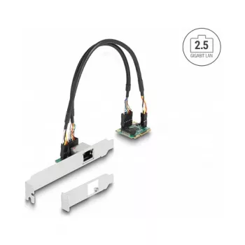 DeLOCK 95271 vidinė tinklo plokštė 2500 Mbit/s Mini PCI Express