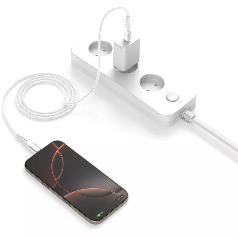 USB C laidas 4smarts 541452 1,5 m baltas 0,48 Gbit/s