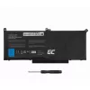 Nešiojamojo kompiuterio baterija Green Cell F3YGT 7,6V 6200mAh, skirta Dell Latitude 7280/7290/7380/7490