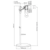 Maclean MC970B Ekranas Juodas
