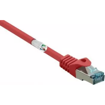 RF-5043952 RJ45 tinklo laidas CAT 6a S/FTP 10,00 m raudonas, nedegus 1 vnt.