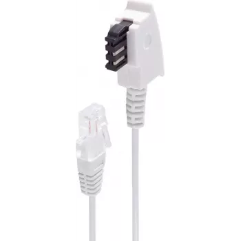 Telefono laidas ShiverPeaks BS12-09046 3m Baltas