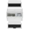 Qoltec Trifazis Dvikryptis Elektroninis Skaitiklis | DIN bėgio energijos suvartojimo matuoklis | 400V | 100A | LCD | 4P