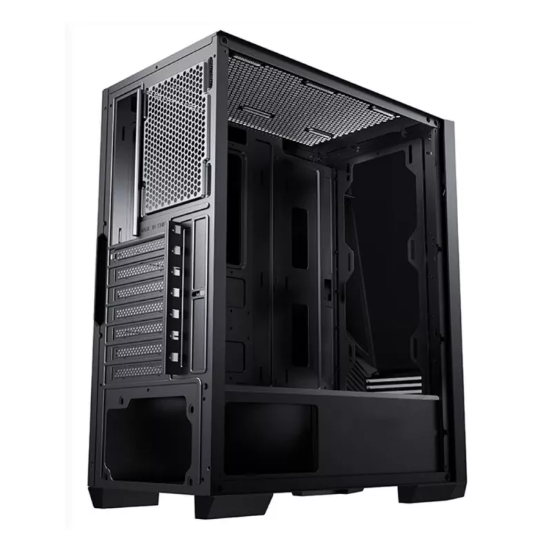 Korpusas GOLDEN TIGER Buffalo M730i, ATX/micro ATX, juodas, Midi Tower