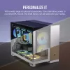 Corsair 2500D AIRFLOW Micro ATX dviejų kamerų korpusas – Baltas CC-9011264-WW