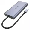 USB-C stotelė UNITEK uHUB S7 pilka