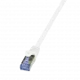 Tinklo kabelis LogiLink PrimeLine Cat.7 RJ-45 S/FTP 0,5 m baltas