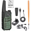 Nešiojama racija Baofeng BF-T25E — 16 kanalų, 2×1400 mAh Li‑Ion, VOX, LCD, žalia, rinkinys 2 vnt