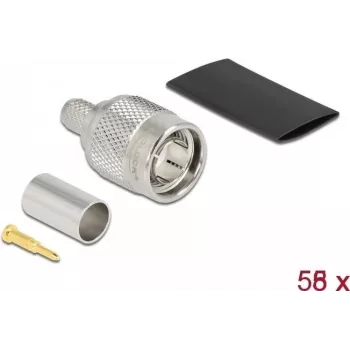TNC kištukas užspaudimui RG-59 DeLOCK 90030