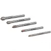Gręžtų rinkinys stiklui ir plytelėms Makita E-25410, 5 vnt.