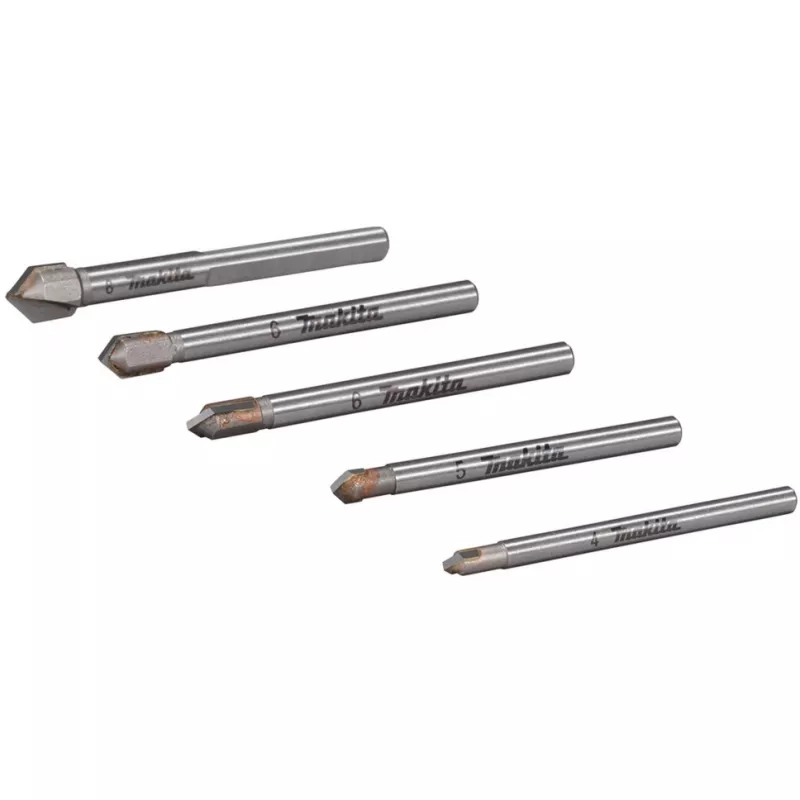 Gręžtų rinkinys stiklui ir plytelėms Makita E-25410, 5 vnt.
