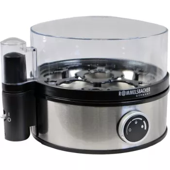 ROMMELSBACHER ER 400 - kiaušinių virimo aparatas - 400 W - Nerūdijantis plienas/Juoda