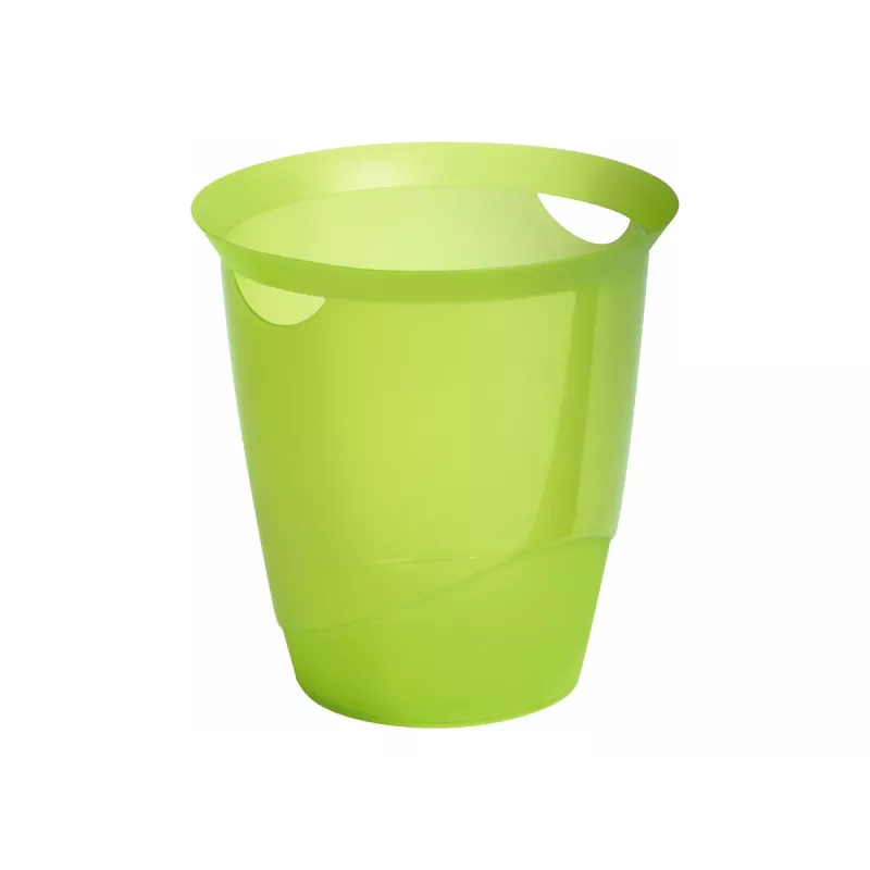 Durable TREND apvali šiukšliadėžė 31,5 cm žalia permatoma