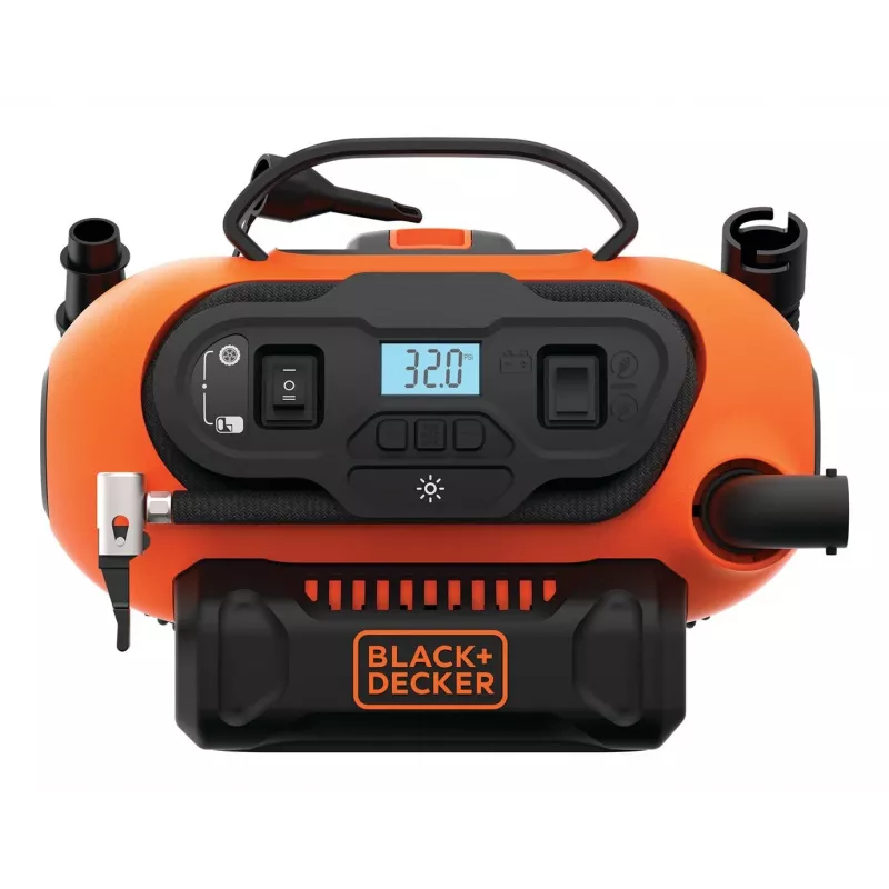 Black & Decker BDCINF18N-QS oro kompresorius 160 l/min AC / automobilinis cigarečių degtukas