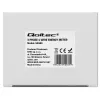 Qoltec Trifazis Dvikryptis Elektroninis Skaitiklis | DIN bėgio energijos suvartojimo matuoklis | 400V | 100A | LCD | 4P