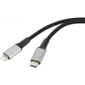 USB 2.0 laidas USB-C į Apple Lightning 2 m juodas (RF-4995188)