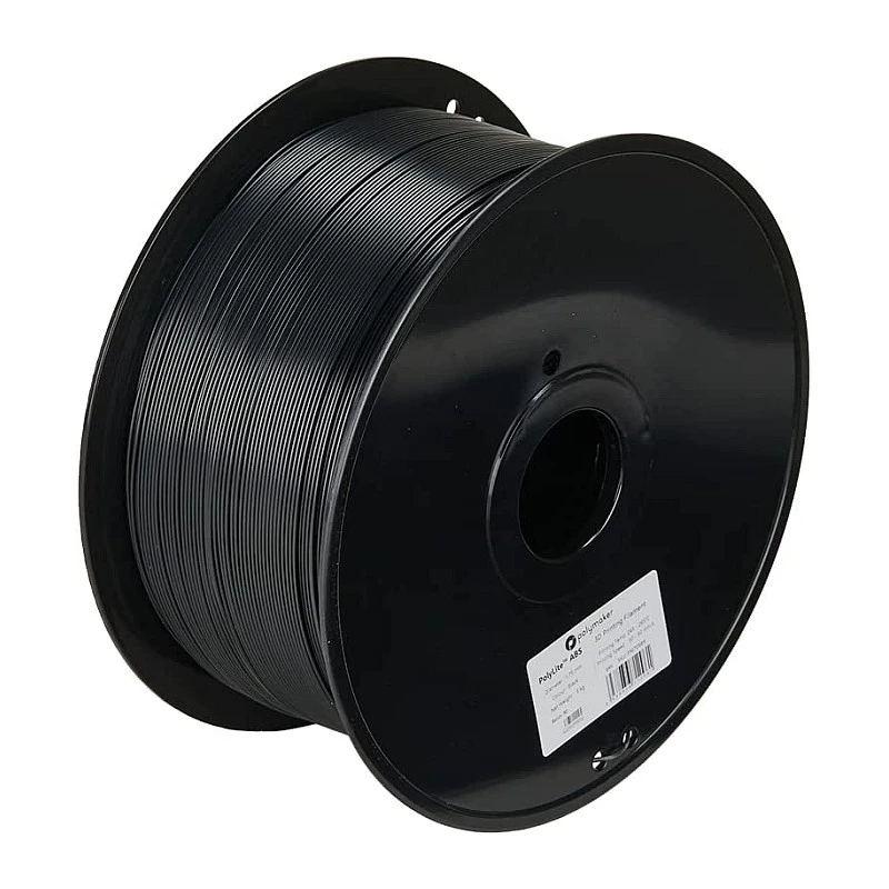 Filamentas 3D spausdinimui Polmask ABS 1.75 mm juodas 1 kg