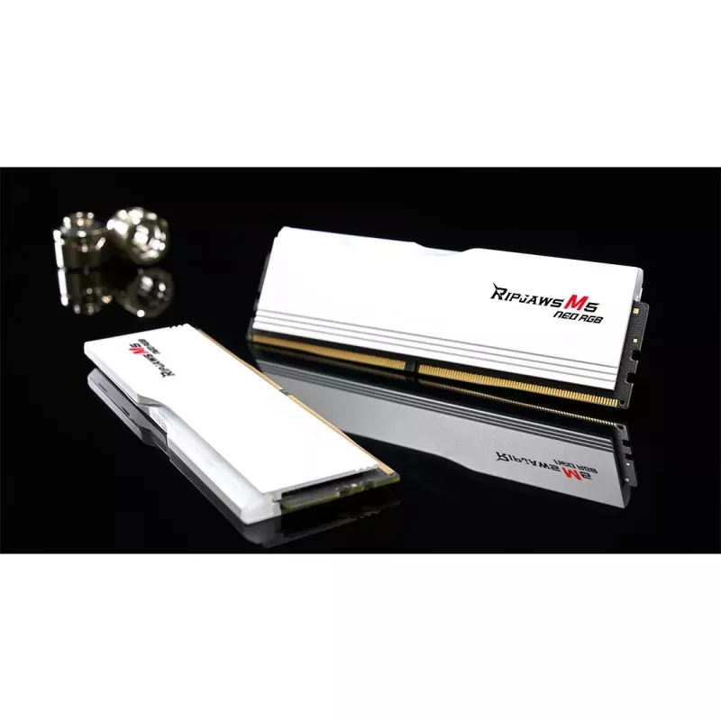 G.Skill Ripjaws M5 Neo 64 GB (2x 32 GB) DDR5-6000 MHz atminties rinkinys, baltas, AMD EXPO