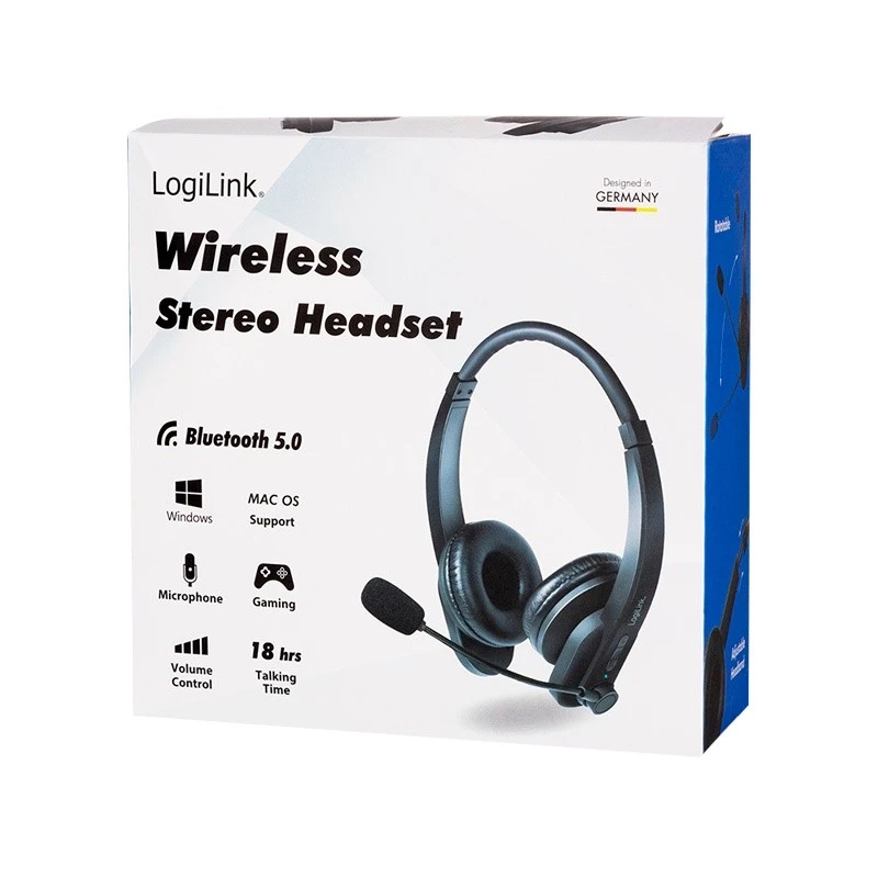 Ausinės LogiLink BT0060 belaidės stereo