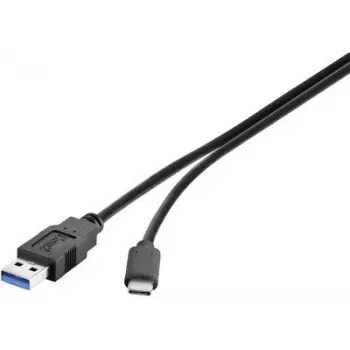 Renkforce RF-3241264 USB laidas 0,15 m USB 3.2 Gen 1 (3.1 Gen 1) USB A USB C juodas (RF-3241264)