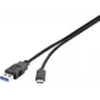 Renkforce RF-3241264 USB laidas 0,15 m USB 3.2 Gen 1 (3.1 Gen 1) USB A USB C juodas (RF-3241264)